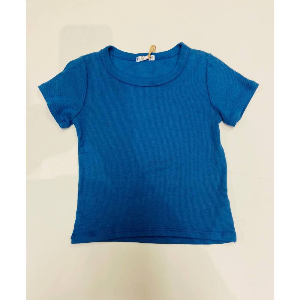 NEW COZII crew neck tee in river blue